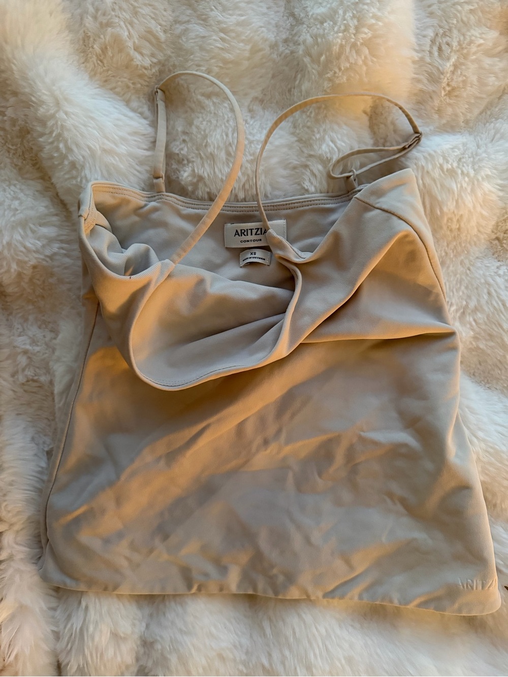 Aritzia Cream Tank/Cami Top